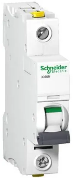 Schneider Electric Acti9 johdonsuojakatkaisija iC60N, 1P 13A C, kaksoisliittimellä, 18 mm