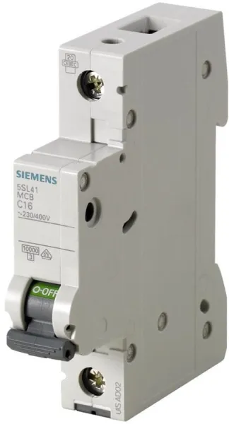 Siemens Automaattisulake 10ka 1p c 2a 5sl4102-7