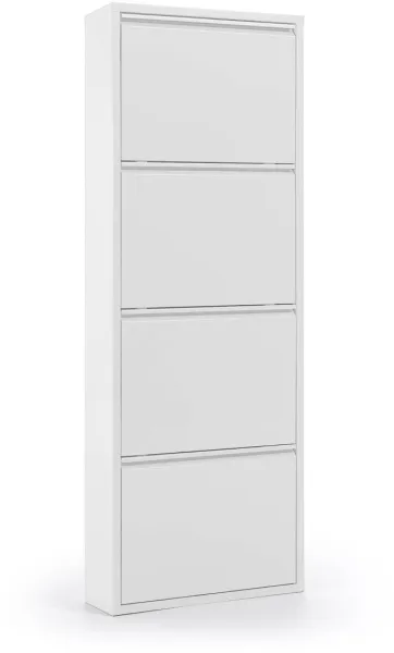 Ode, Kenkäteline, valkoinen, H136x50x15 cm
