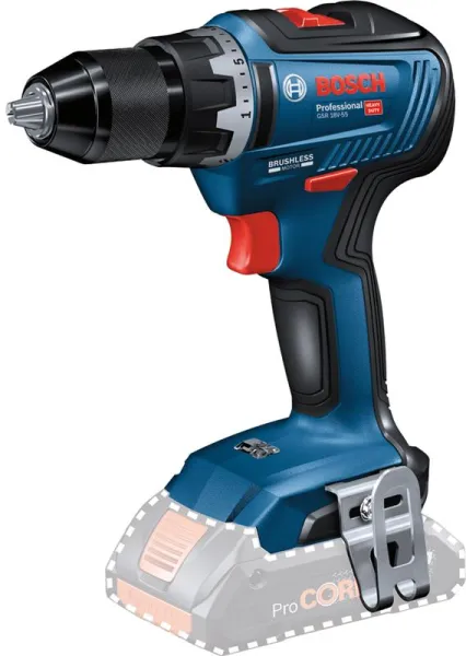 Bosch pora-/ruuvinväännin GSR 18V-55 Solo