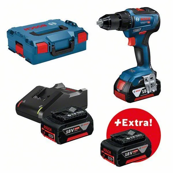Bosch Ruuvinväännin GSR 18V-55 3X4AH L-BOXX