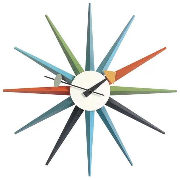 Vitra Sunburst Clock Kello Multi