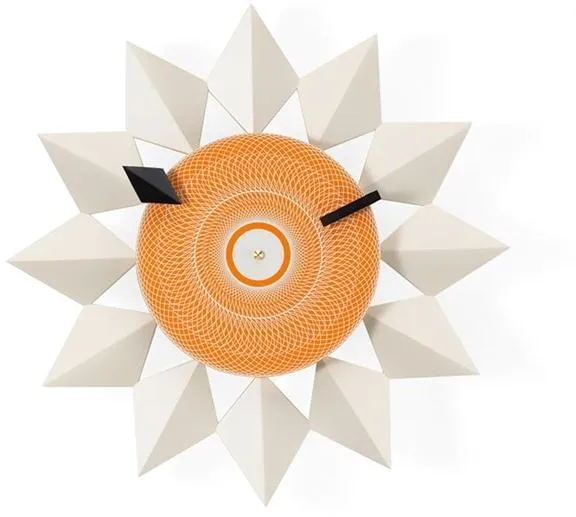 Vitra Diamond Markers Clock Kello Valkoinen