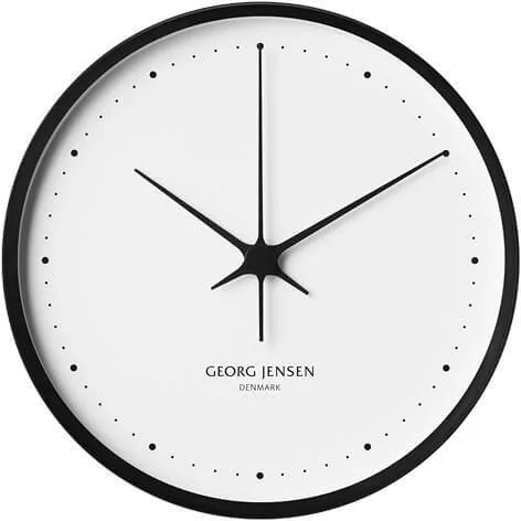 Georg Jensen Henning Koppel kello ø 30 cm - Musta/valkoinen